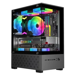 LDPCSJ X-2 M-ATX Mini-ITX Gaming PC Case