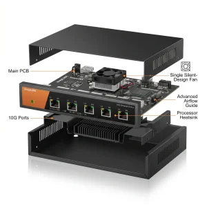 KeepLiNK 5-Port 10GbE Unmanaged Network Switch