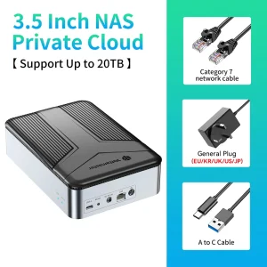 2.5/3.5-Inch SATA Network Storage Enclosure
